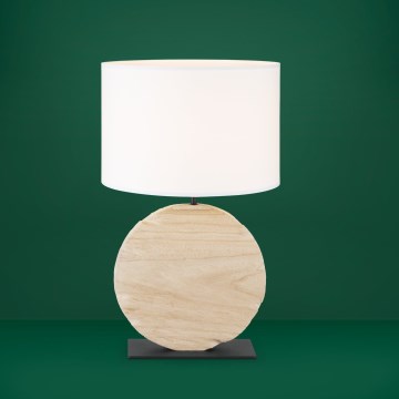 Eglo - Tischleuchte 1xE27/40W/230V 63,5 cm braun