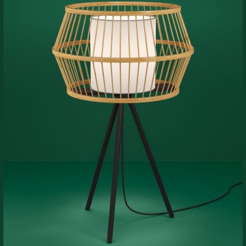 Eglo - Tischleuchte 1xE27/40W/230V Bambus
