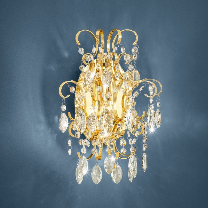 Eglo - Wandleuchte 1xE14/25W/230V gold