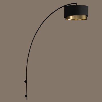 Eglo - Wandleuchte 1xE27/40W/230V schwarz/golden