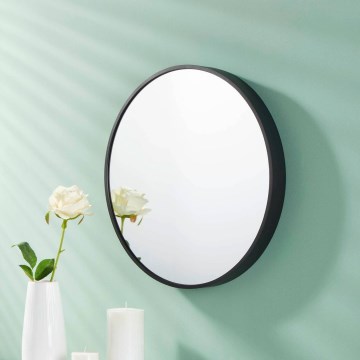 Eglo - Wandspiegel d 40 cm schwarz