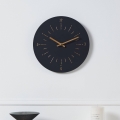 Eglo - Wanduhr 1xAA d 30 cm schwarz