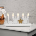 Eglo - Weihnachtskerzenleuchter 5xE10/3W/230V