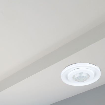 Einbau-Bewegungsmelder PIR 360° 400W/230V weiß