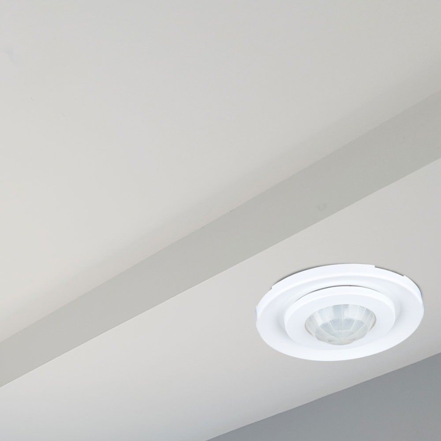 Einbau-Bewegungsmelder PIR 360° 400W/230V weiß