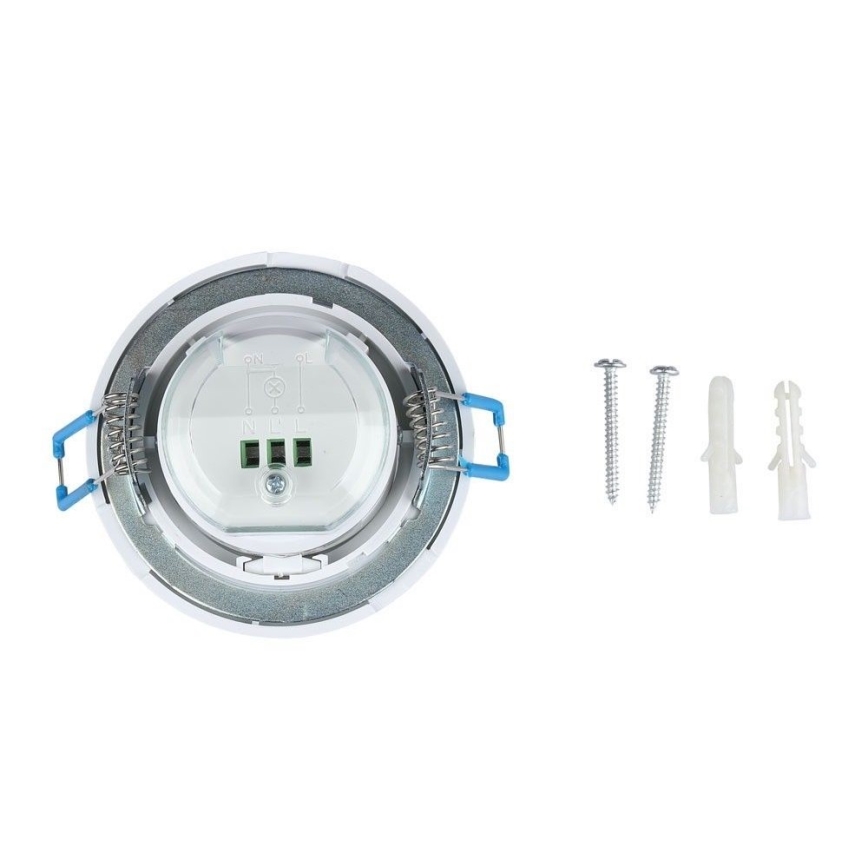 Einbau-Bewegungsmelder PIR 360° 400W/230V weiß