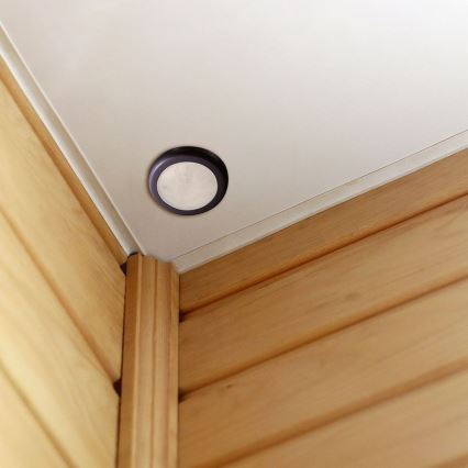 Einbau-Bewegungssensor PIR 360° 400W/230V schwarz