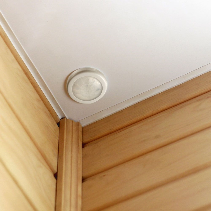 Einbau-Bewegungssensor PIR 360° 400W/230V weiß