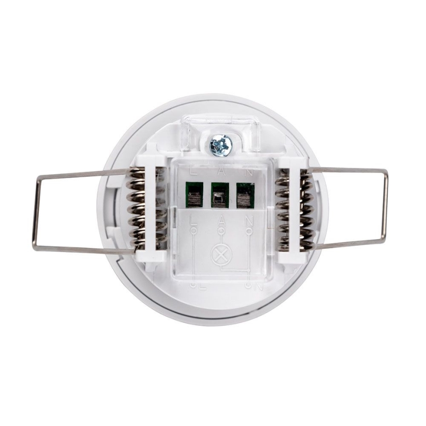 Einbau-Bewegungssensor PIR 360° 400W/230V weiß