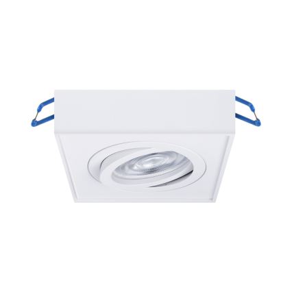 Einbau-Spotleuchte NUSA 1xGU5,3/MR16/50W/12V quadratisch weiß