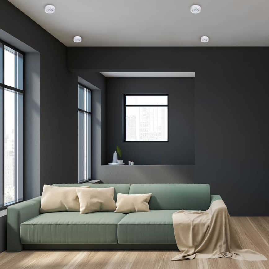 Einbau-Spotleuchte NUSA 1xGU5,3/MR16/50W/12V rund weiß