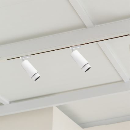 Einbau-Strahler für Schienensystem MICA 1xGU10/25W/230V einphasig weiß