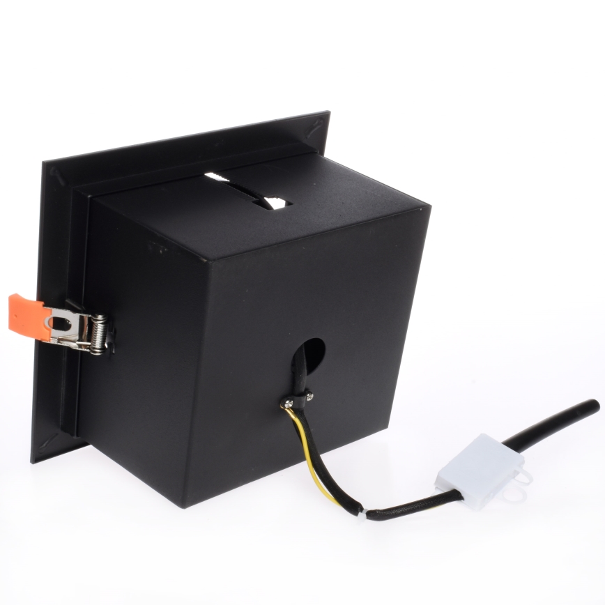 Einbaubeleuchtung PLAZA AR111 1xGU10/12W/230V schwarz