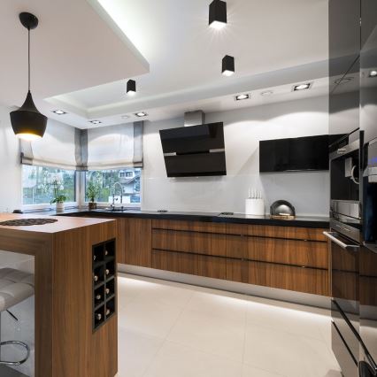 Einbauleuchte 1xGU10/35W/230V Schwarz/Gold