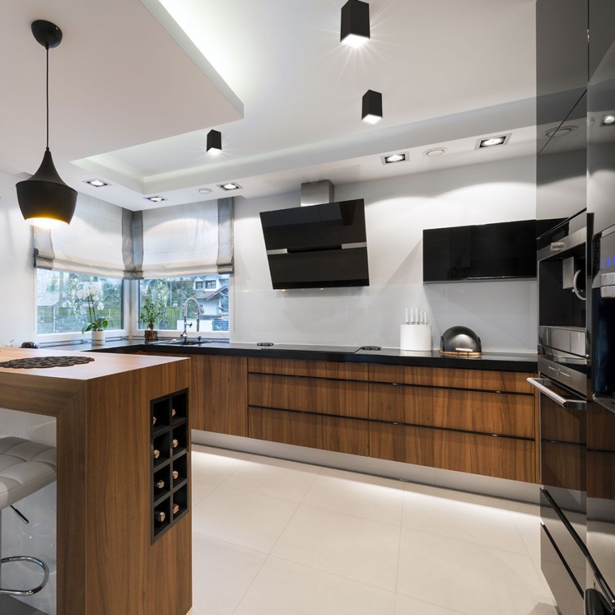 Einbauleuchte 1xGU10/35W/230V Schwarz/Gold