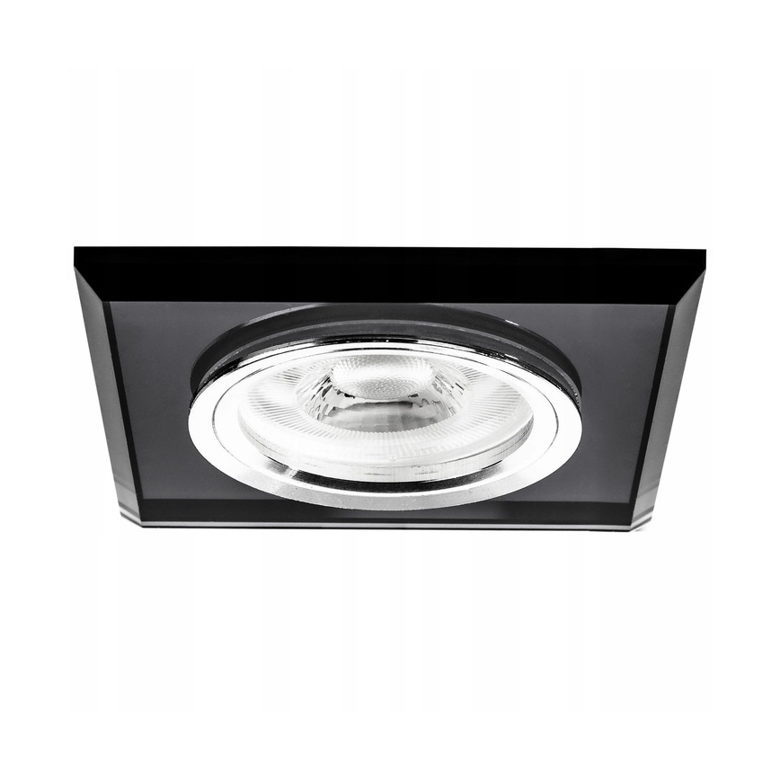 Einbauleuchte 1xGU10/MR16/10W/230V 9x9 cm schwarz