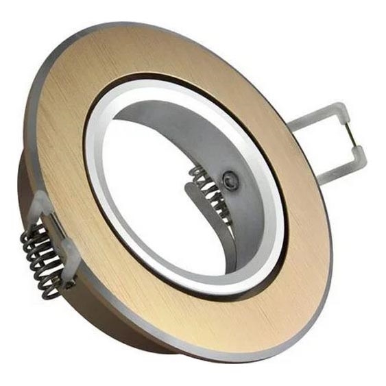 Einbauleuchte EAST OPAL 1xGU10/8W/230V d 8,5 cm golden
