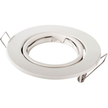 Einbauleuchte für 1x GU10/MR16, 10 W, 230 V, Ø 9 cm, weiß