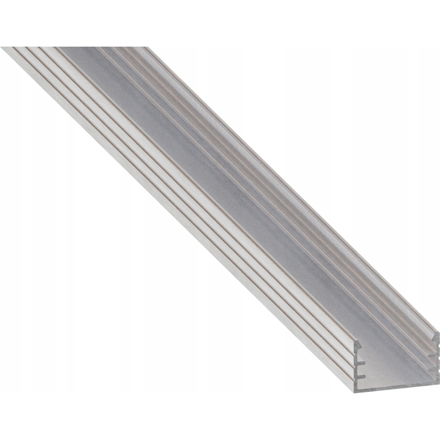 Einbauprofil für LED-Streifen 1 m silber/weiß