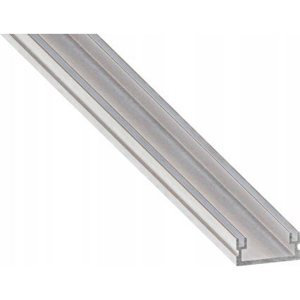Einbauprofil für LED-Streifen, 1 m, silber/weiß