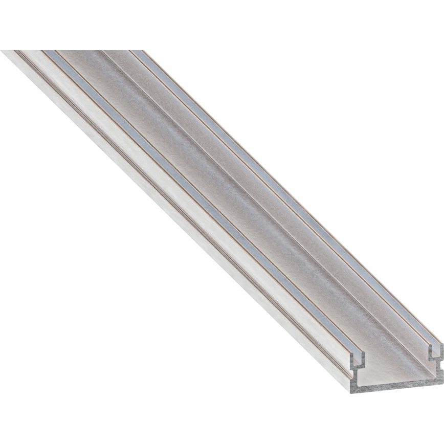 Einbauprofil für LED-Streifen, 1 m, silber/weiß