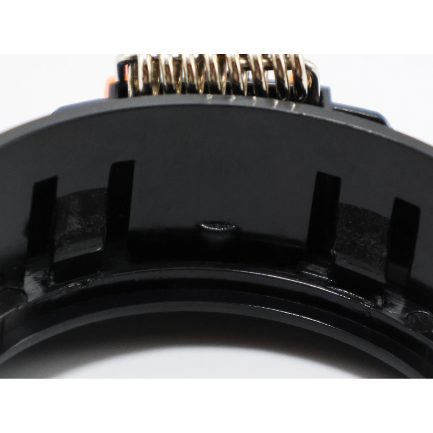 Einbauring für Einbauleuchte GU10, Ø 9 cm, schwarz