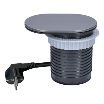 Einbausteckdose 1-fach + USB A+C