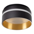 Einbaustrahler GOVIK GU10/10W schwarz/golden