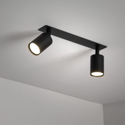Einbaustrahler NEX 2xGU10/10W/230V schwarz