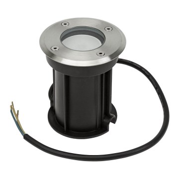 Einfahrtsbeleuchtung für den Außenbereich LUKKA 1xGU10/4W/230V IP67 Chrom matt