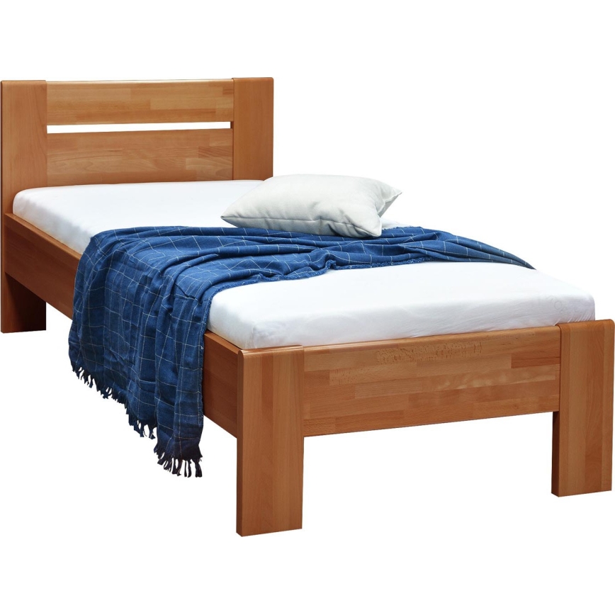 Einzelbett AMBER 90x200 cm Nussbaum