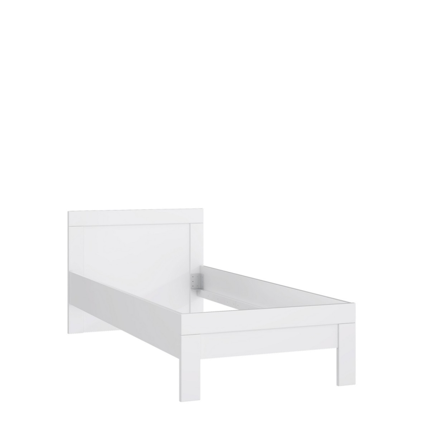 Einzelbett SNOWIE 90x200 cm weiß