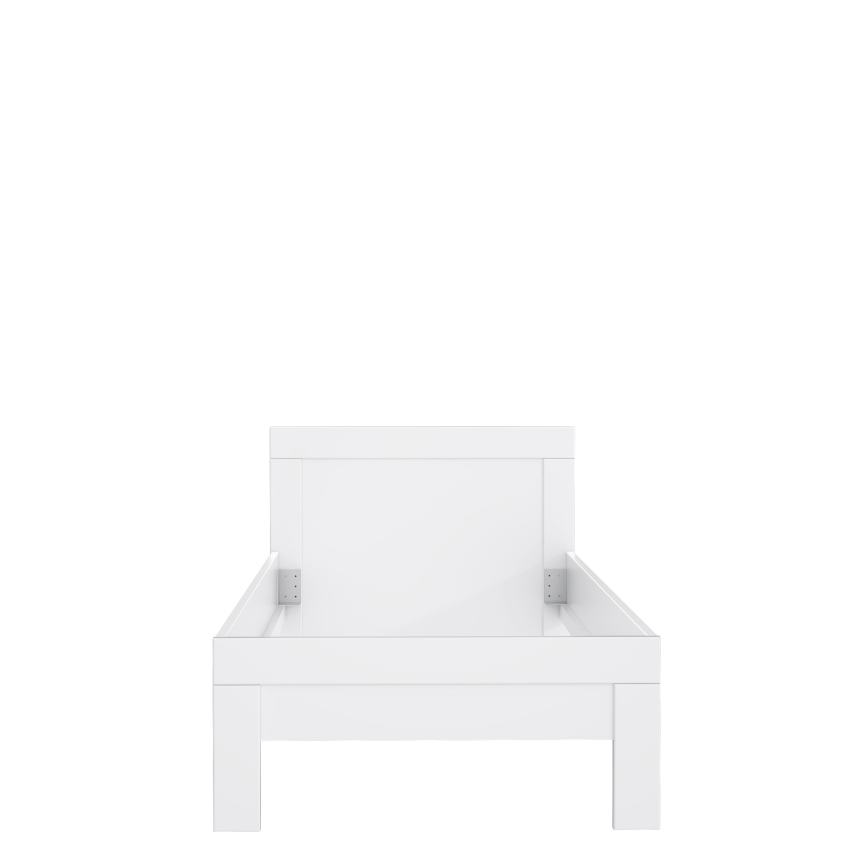 Einzelbett SNOWIE 90x200 cm weiß