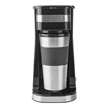Einzeltassen-Kaffeemaschine 0,4 l mit Reisebecher