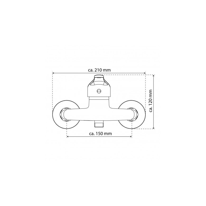 Eisl NI168CR - Duscharmatur GRANDE VITA CLASSIC glänzender Chrom