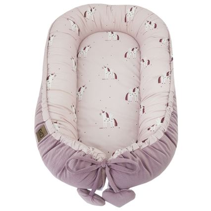 EKO – Baumwoll-Babynest UNICORN 90x60 cm