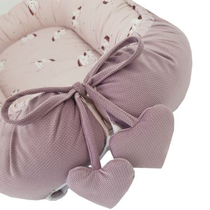 EKO – Baumwoll-Babynest UNICORN 90x60 cm