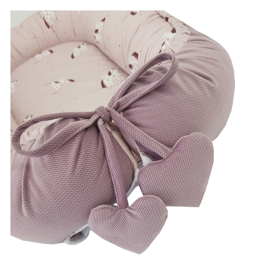 EKO – Baumwoll-Babynest UNICORN 90x60 cm