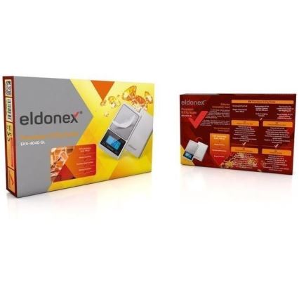 ELDONEX EKS-4040-SL - Hochpräzisionswaage 2xCR2032 silbern