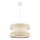 Elegante Pendelleuchte HALO an Kabel, 1x E27/60W/230V, cremefarben