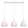 Elegante Pendelleuchte NOAK CLASSIC, 3xE27/15W/230V, cremefarben