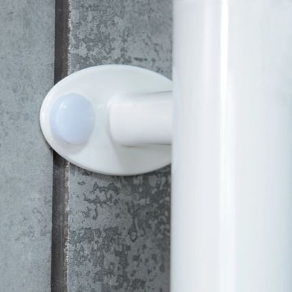 Elektrischer drehbarer Handtuchwärmer mit Thermostat FOUETTE 100W 80x49 cm weiß