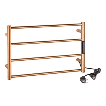 Elektrischer Handtuchwärmer 56x37 63W Edelstahl/kupferfarben