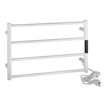 Elektrischer Handtuchwärmer 56x37 63W Edelstahl/weiß