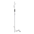 Elektrischer Stab-Handtuchwärmer 118 cm 30 W Weiß