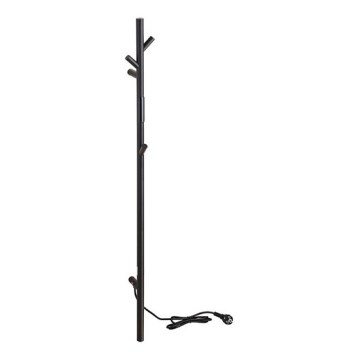 Elektrischer Stab‑Handtuchwärmer 118 cm 30 W schwarz