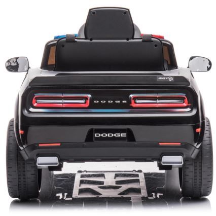 Elektrisches Kinderauto Dodge Challenger Polizei 50W/4500 mAh schwarz/weiß