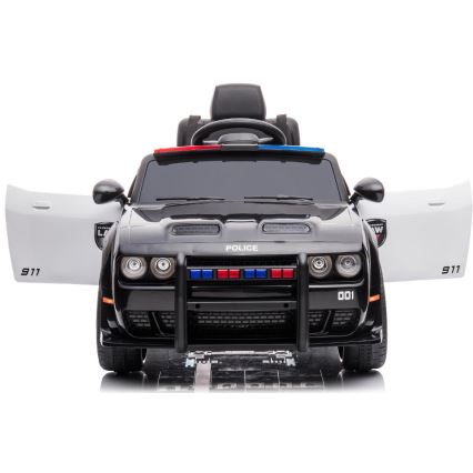 Elektrisches Kinderauto Dodge Challenger Polizei 50W/4500 mAh schwarz/weiß