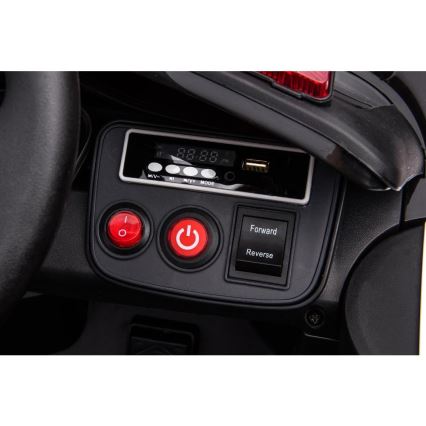 Elektrisches Kinderauto Dodge Challenger Polizei 50W/4500 mAh schwarz/weiß