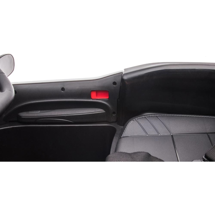 Elektrisches Kinderauto Dodge Challenger Polizei 50W/4500 mAh schwarz/weiß